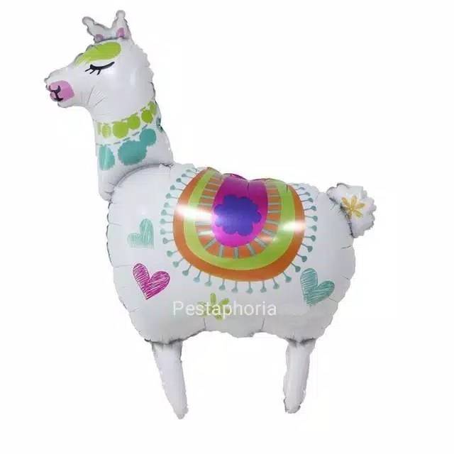 Balon Foil Alpaca Llama Jumbo Size 90 cm