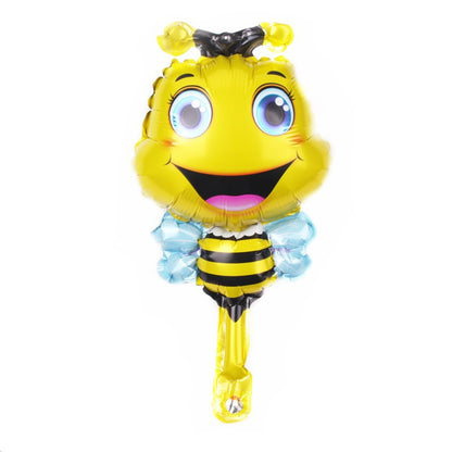 1 Set isi 4 Balon Foil Insect ( Gecko, Bee, Ant, Mantis ) Size Mini