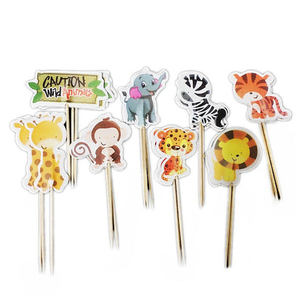 1 Pack isi 24 pcs Cake Topper / Hiasan Kue Karakter /Kartun