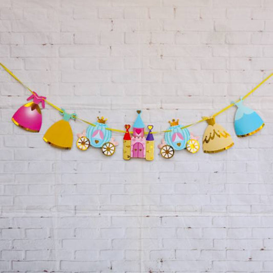 Banner Princess Castle, Carriage & Ball Gown List Gold