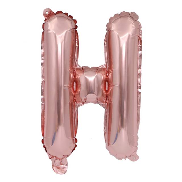 Balon Foil Huruf Rose Gold Size 40 cm