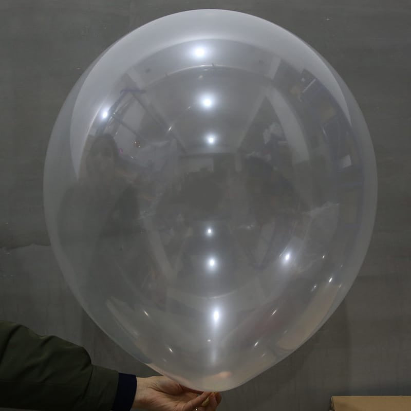 Balon Latex/Lateks Transparan/Clear/Bening Jumbo Size 24 inch