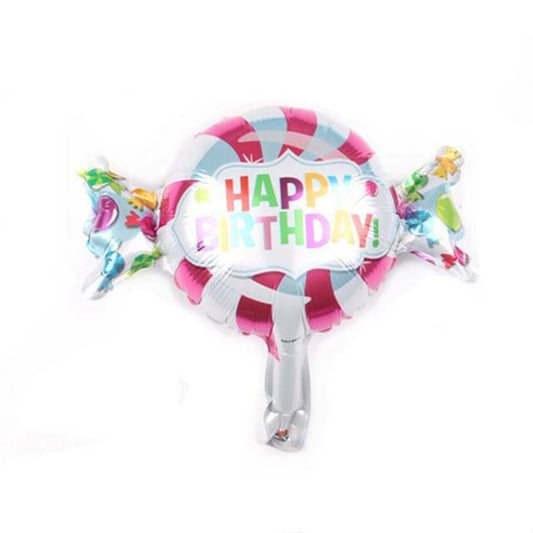 Balon Foil Happy Birthday Candy / Permen Mini