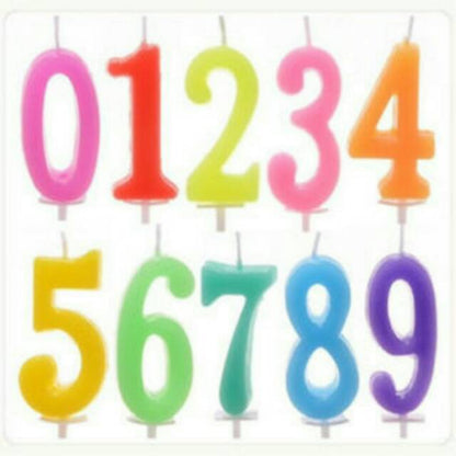 Lilin Angka Ulang Tahun Model Korea / Birthday Numeric Candle / Birthday Number Candle