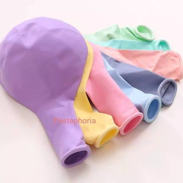 Balon Latex / Lateks Macaron Jumbo Size 18 inch ( 45 cm)
