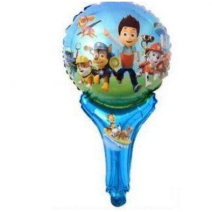 Balon Foil Pentung / Tongkat / Tenis / Handheld Hello Kitty,Doraemon,Frozen,Hulk,Donald,Daisy, Pony