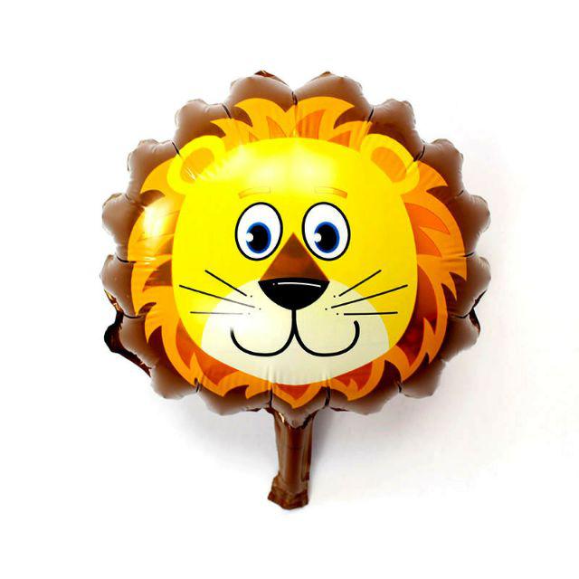 Balon Foil Kepala Hewan Mini
