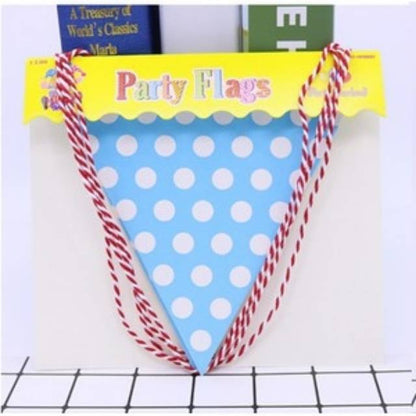 Bunting Flag / Banner Segitiga Polkadot