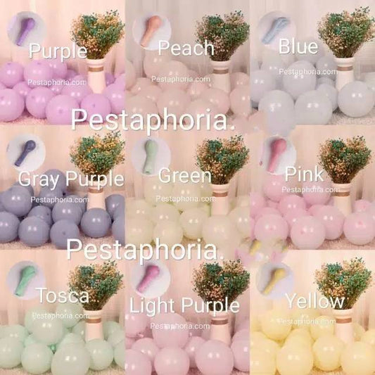 Balon Latex / Lateks Macaron Size 5 inch