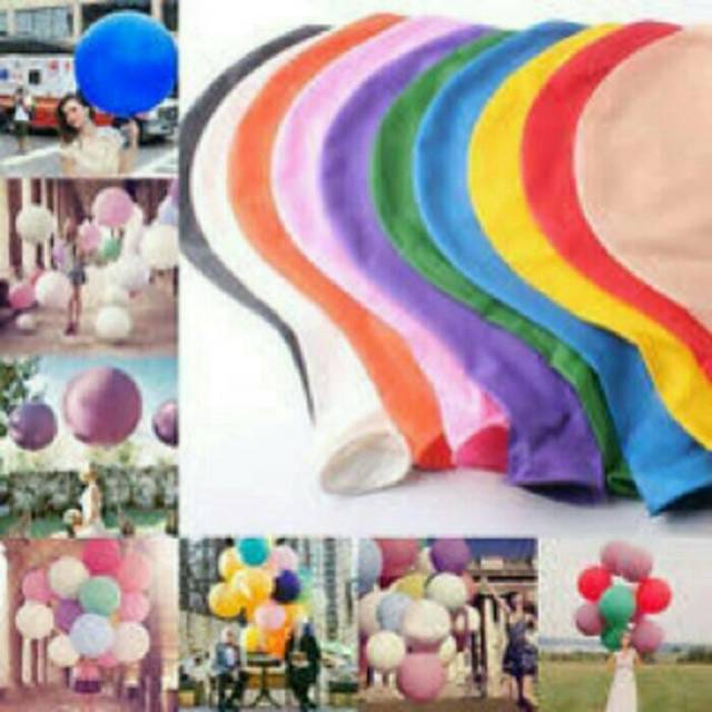 Balon Latex / Lateks Jumbo Size 36 inch ( 90 cm )