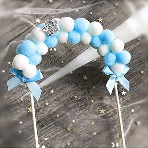 Cake Topper / Topper Kue Pompom Arch