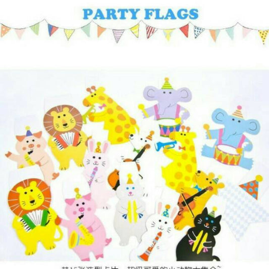 Bunting Banner Hewan / Animal Bunting Banner