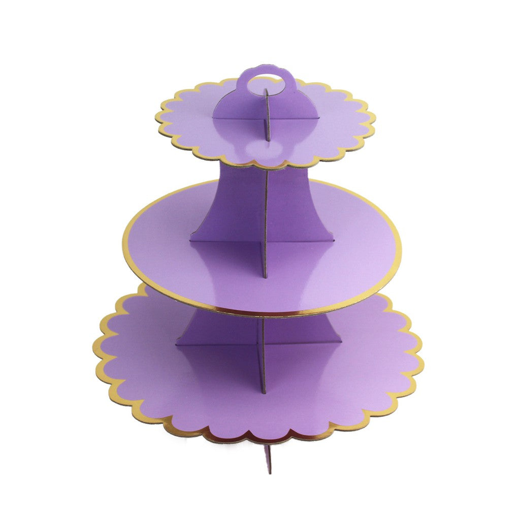 3 Tier Cupcake Stand / Cake Stand Polos List Gold