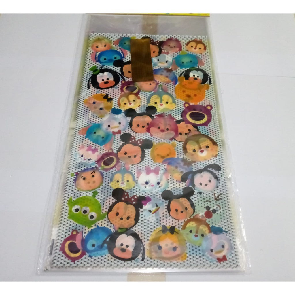 ( isi 10 pcs ) Plastik Snack Kartun / Goodie Bag Besar Size 25 cm x 50 cm /  Bingkisan Ulang Tahun / Ultah
