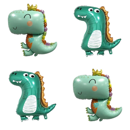 Balon Foil Dino/ Dinosaurus / Dinosaur Kartun Crown Mini
