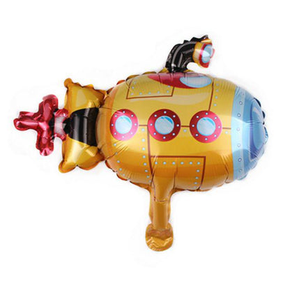 Balon Foil Captain Bear / Penguin / Submarine / Speedboat / Ship Size Mini