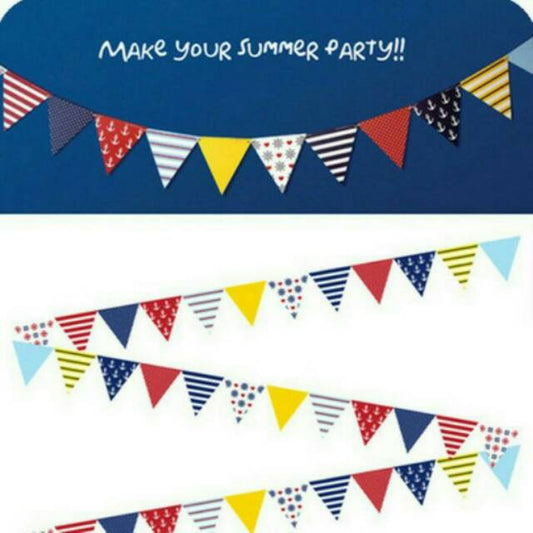 Bunting Banner Motif Marine