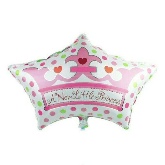 Balon Foil Crown / Mahkota A New Little Princess / Girl

Size 70 cm