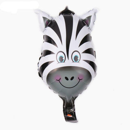Balon Foil Kepala Hewan Mini