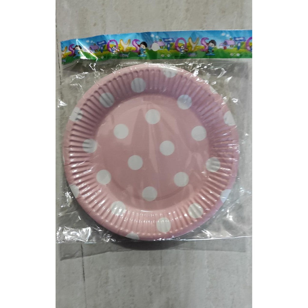 Polkadot Paper Plate / Piring Kertas Motif Polkadot