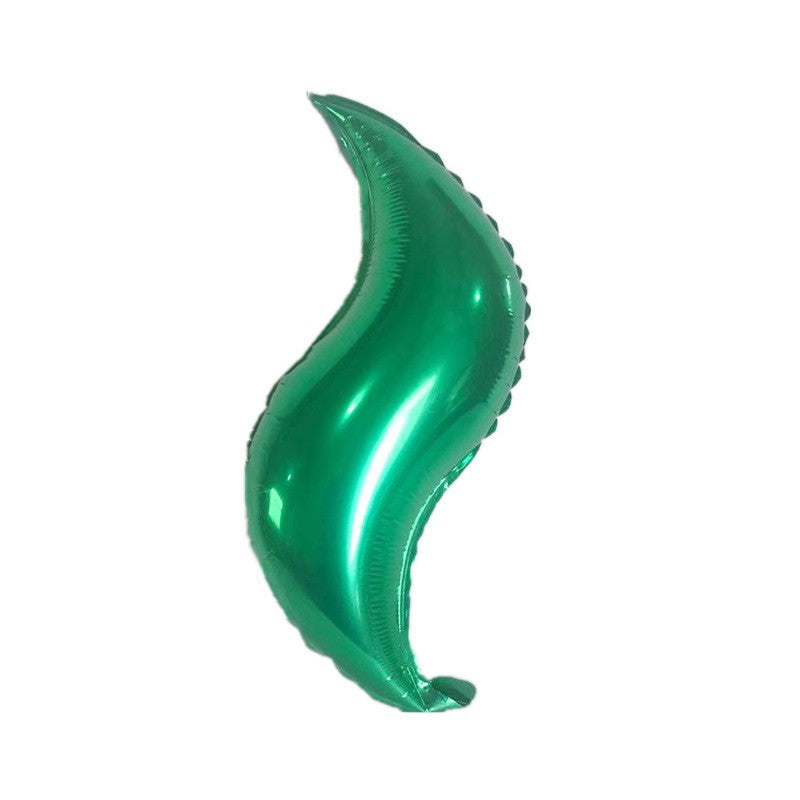 1 Balon Foil S Shape Jumbo Size 18 inch