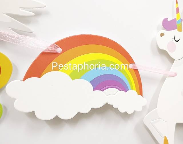 Banner Unicorn & Rainbow Clouds