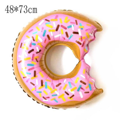 Balon Foil Donat, Hamburger, Ice Cream Jumbo / Donut Bite, Burger, Ice Scoop / Es Krim
