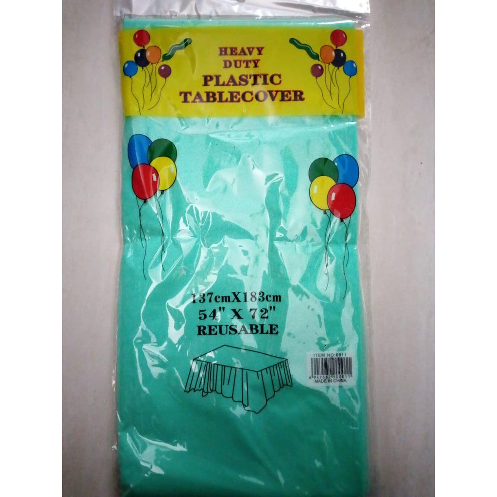 Taplak Meja Plastik Polos / Plastic Table Cover Polos