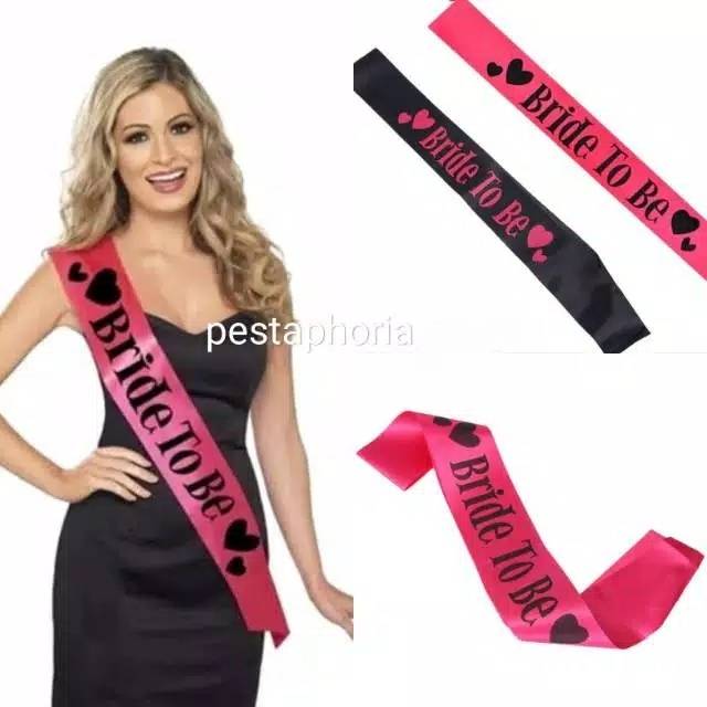 (Tidak Bisa Custom) Selempang / Sash Birthday Girl, Birthday Boy, Birthday Princess, Bride To Be, Mom To Be, I Graduated
