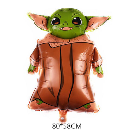 Set isi 5 Balon Foil Baby Yoda