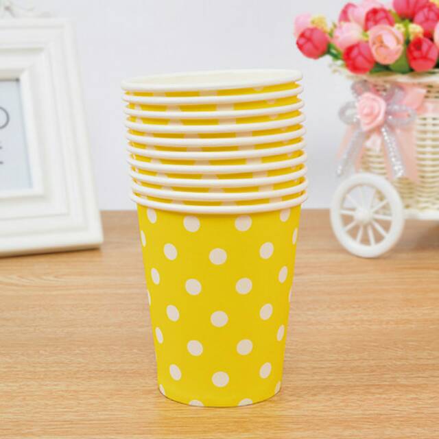 Paper Cup / Gelas Kertas Motif Polkadot