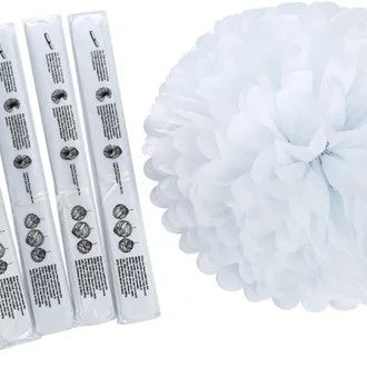 Pompom Paper 25 cm / Pompom Tissue / Pom Pom Flower / Pompom Kertas Decoration
