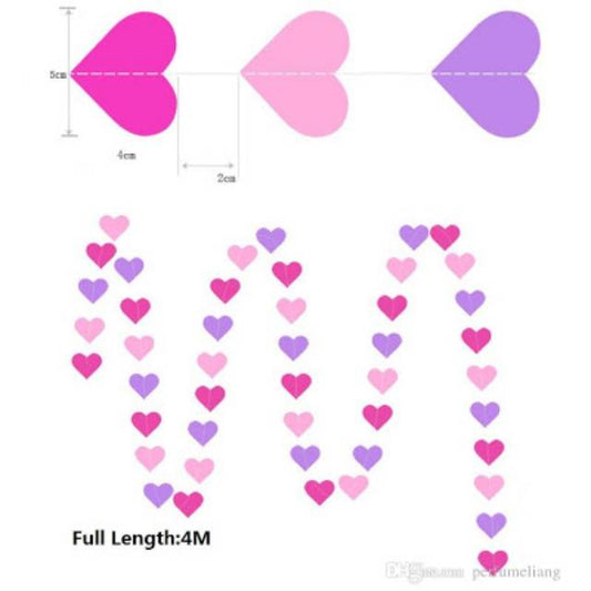 Heart / Love Party Garland
