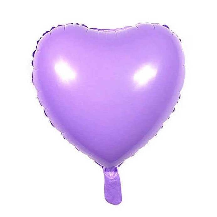 Balon Foil Hati / Love, Star / Bintang, Bulat / Round Macaron Size 45 cm