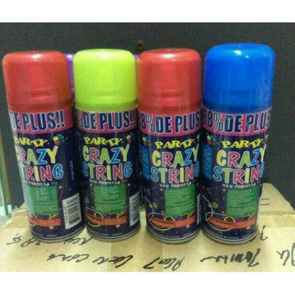 Crazy String / Party String / String Spray HANYA BISA KIRIM AREA JAWA TIMUR