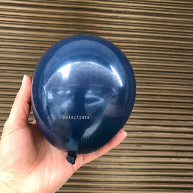 Balon Latex / Lateks Size 5 inch warna Midnight Blue