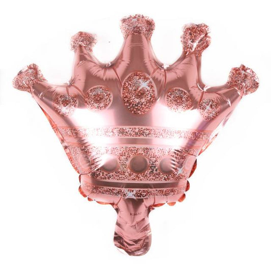 Balon Foil Mahkota / Crown Rose Gold Mini