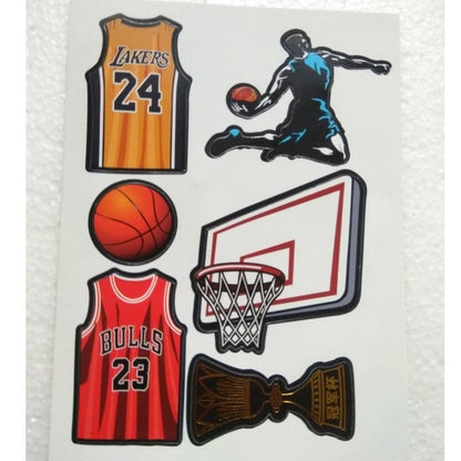 Cake Topper / Topper Kue HBD / Happy Birthday Basket / Sepakbola
