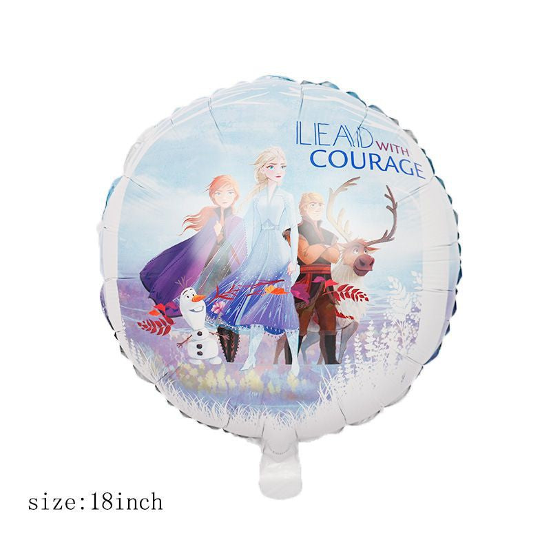 Balon Foil Frozen II / 2 Princess Elsa Anna Olaf Snowflake