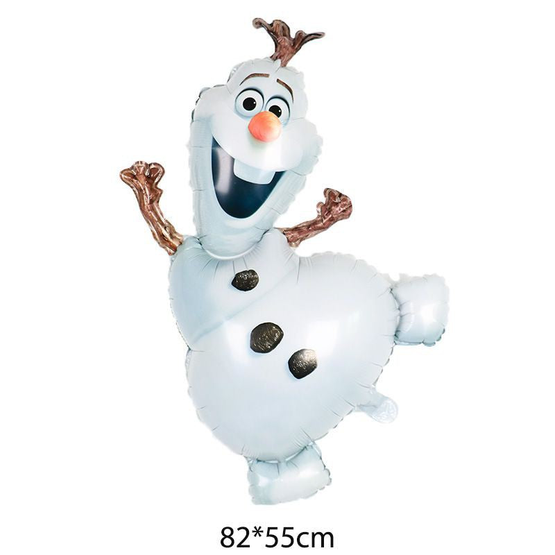 Balon Foil Frozen II / 2 Princess Elsa Anna Olaf Snowflake