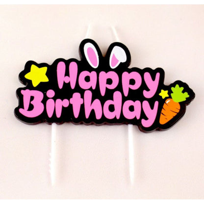 Lilin Ulang Tahun / Happy Birthday Candle Rabbit Carrot