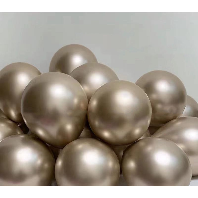 Balon Latex / Lateks Chrome Size 5 inch