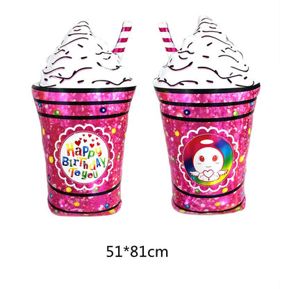 Balon Foil Bottle / Botol & Glass Champagne Jumbo / Lets Party / Cheers / Glitter Gold / Celebrate