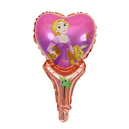 Balon Foil Pentung Princess Rapunzel, Belle, Cinderella, Ariel, Jasmine, Snow White