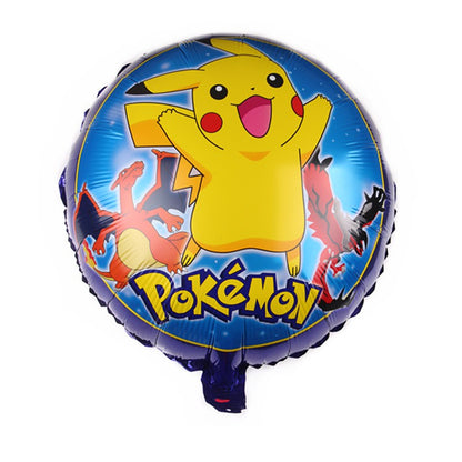 Balon Foil Bulat Pokemon Size 45 cm