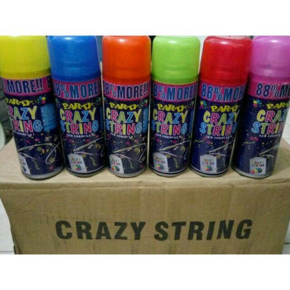 Crazy String / Party String / String Spray HANYA BISA KIRIM AREA JAWA TIMUR