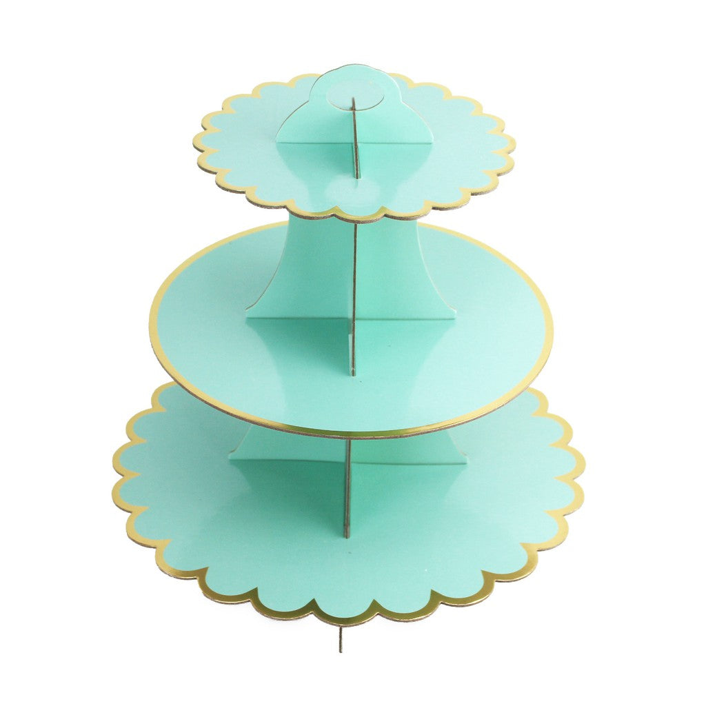 3 Tier Cupcake Stand / Cake Stand Polos List Gold