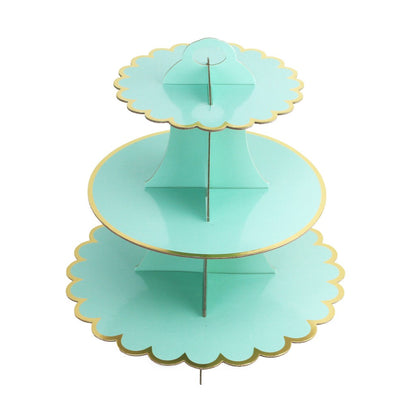 3 Tier Cupcake Stand / Cake Stand Polos List Gold