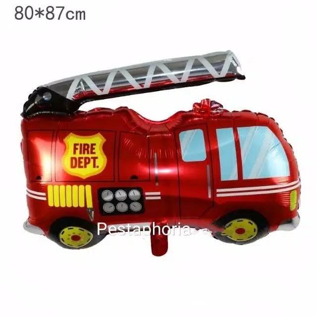 Balon Foil Fire Truck,  Dump Truck,  Police Car,  Ambulance,  Army ,  School Bus, Plane Jumbo