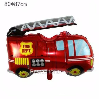 Balon Foil Fire Truck,  Dump Truck,  Police Car,  Ambulance,  Army ,  School Bus, Plane Jumbo